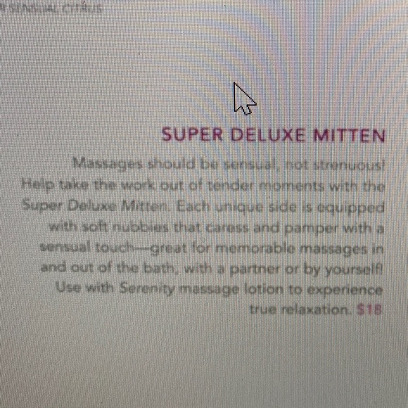 Super Delux Massaging Mitten - Picture 2 of 2